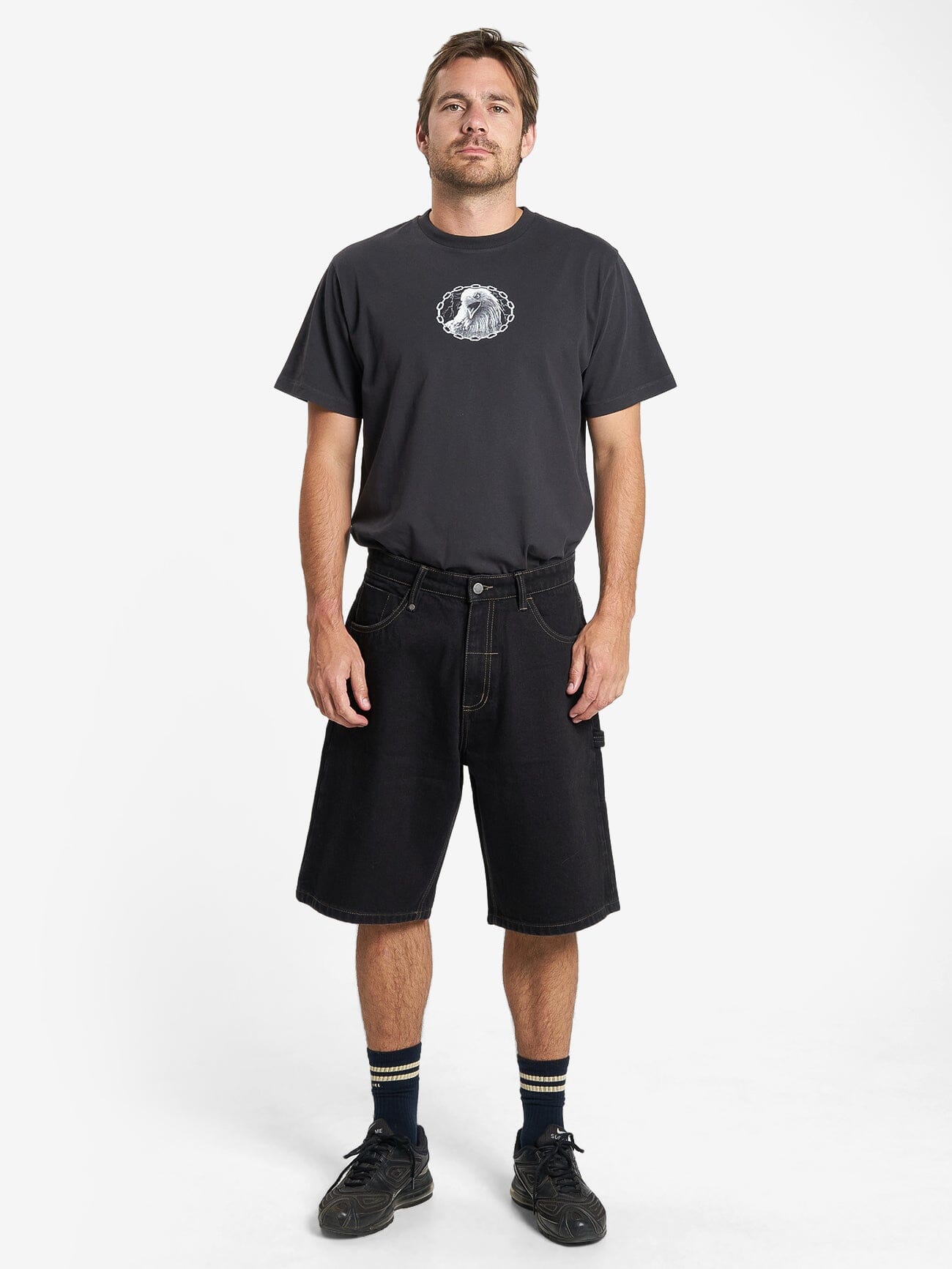 Big Slacker Denim Short - Black Rinse
