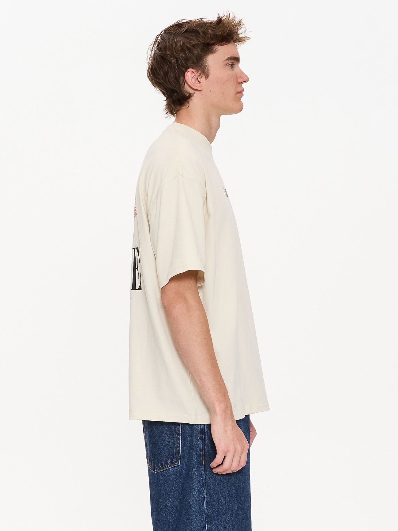Adapt Box Fit Oversize Tee - Heritage White