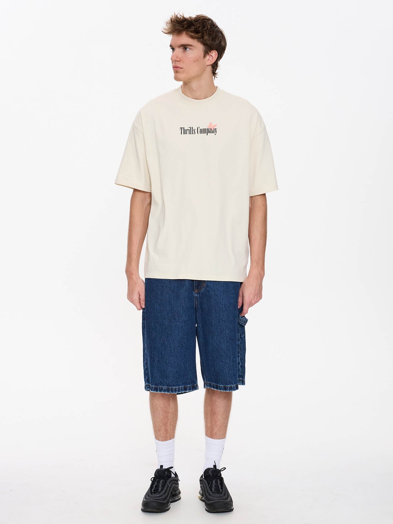 Adapt Box Fit Oversize Tee - Heritage White
