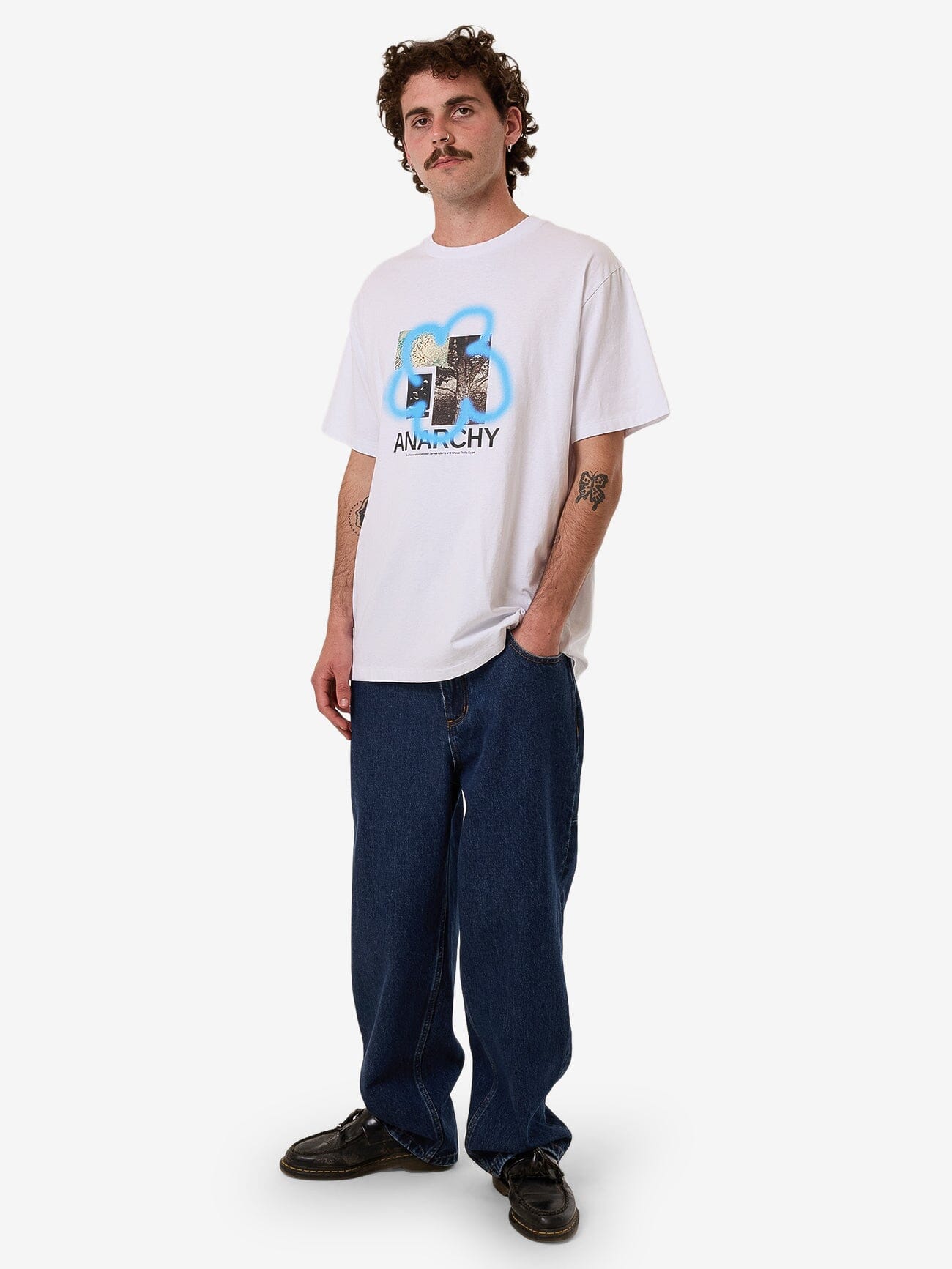Anarchy JAMES ADAMS Merch Fit Tee - White XS
