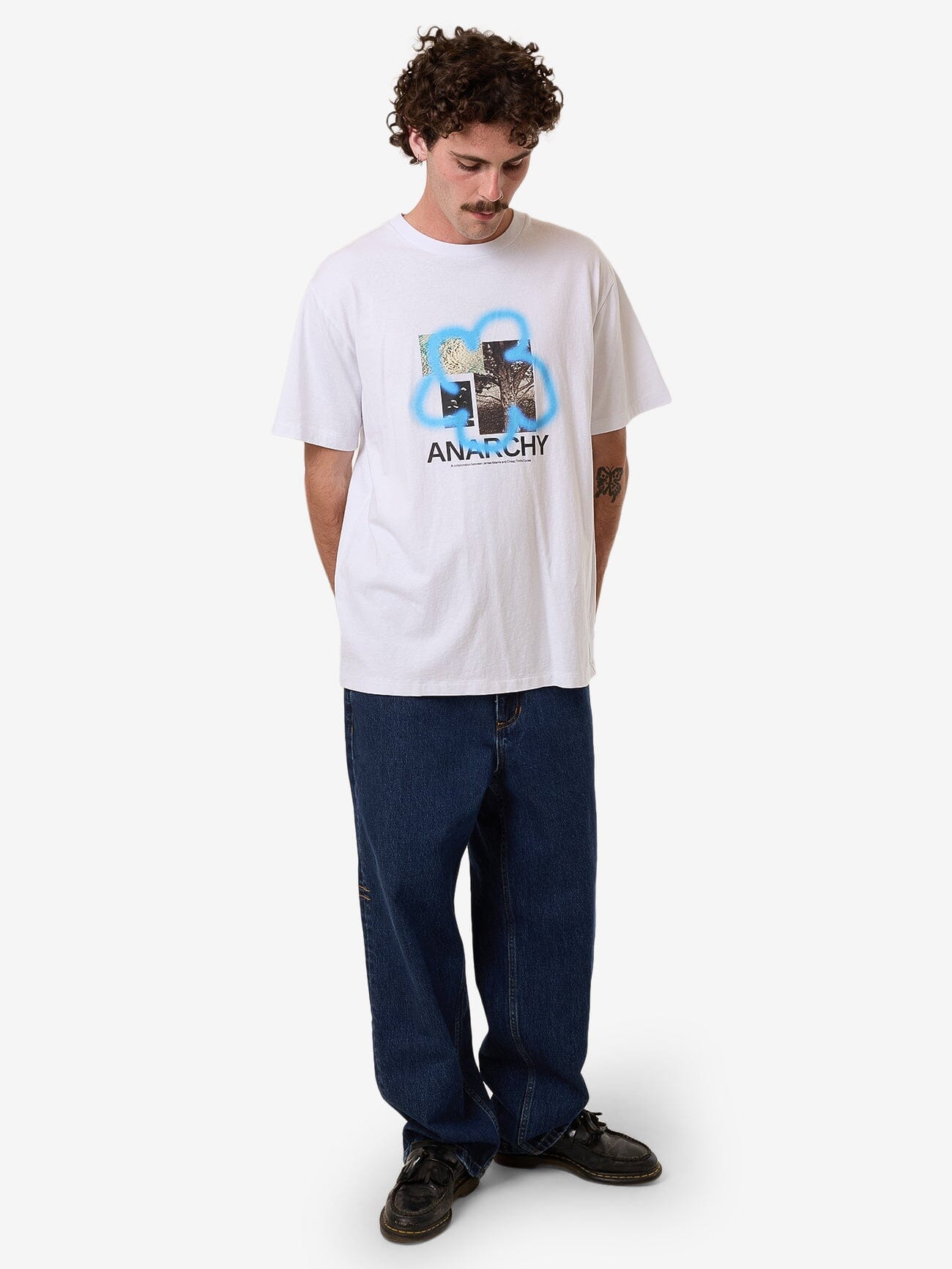 Anarchy JAMES ADAMS Merch Fit Tee - White XS