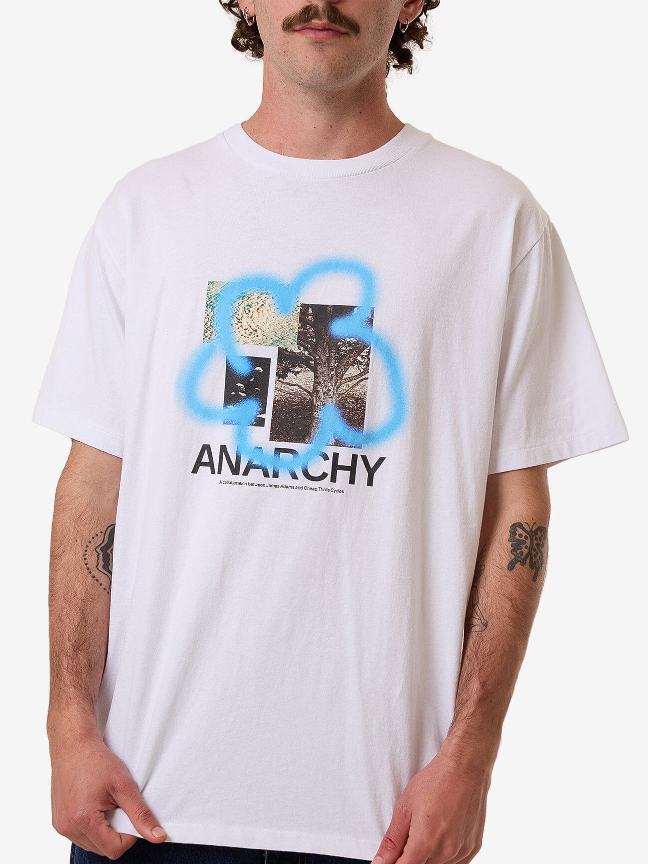 Anarchy JAMES ADAMS Merch Fit Tee - White XS