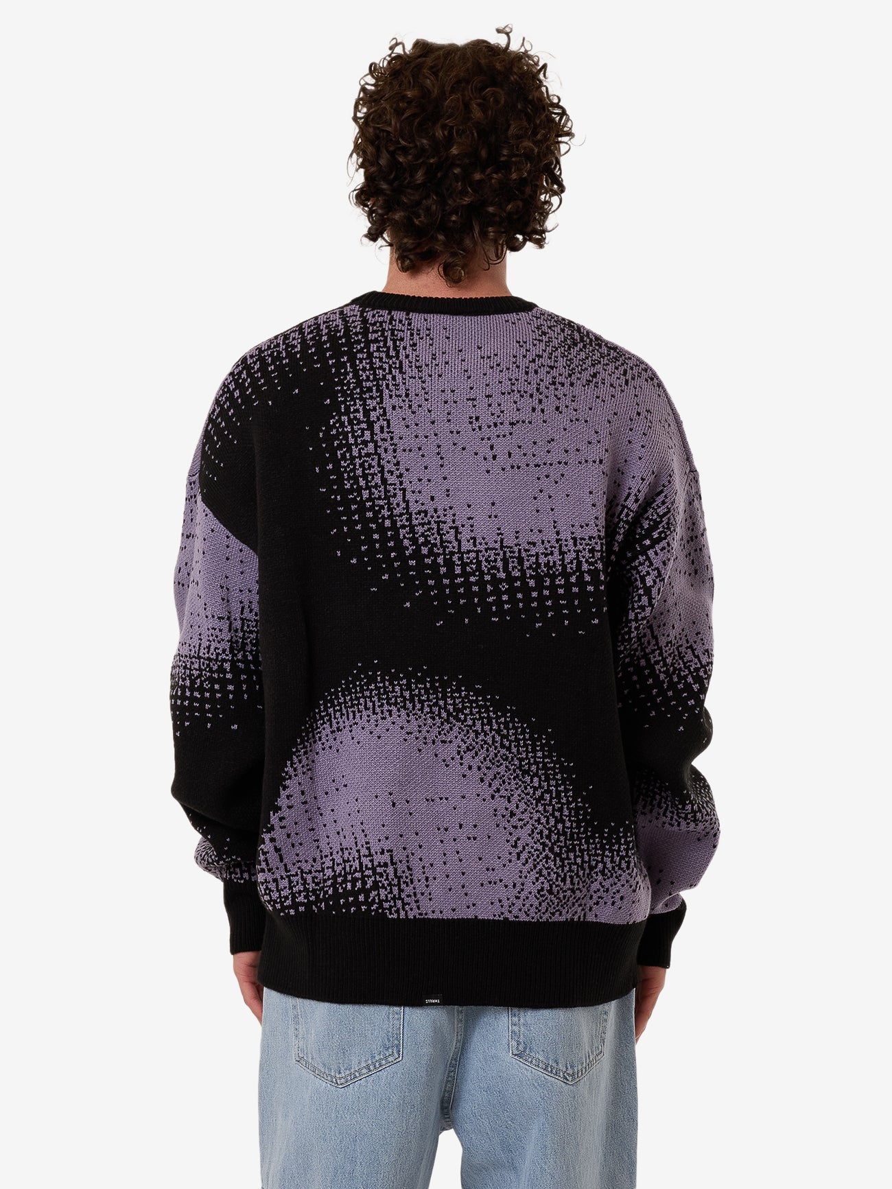Relax Your Eyes Crew Knit - Black XS