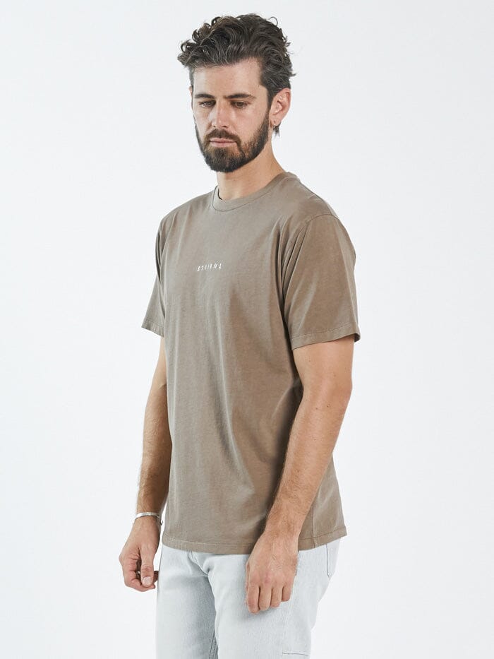 Minimal Thrills Merch Fit Tee - Walnut
