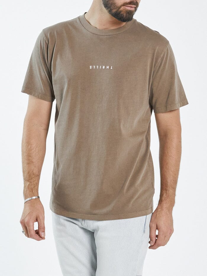 Minimal Thrills Merch Fit Tee - Walnut