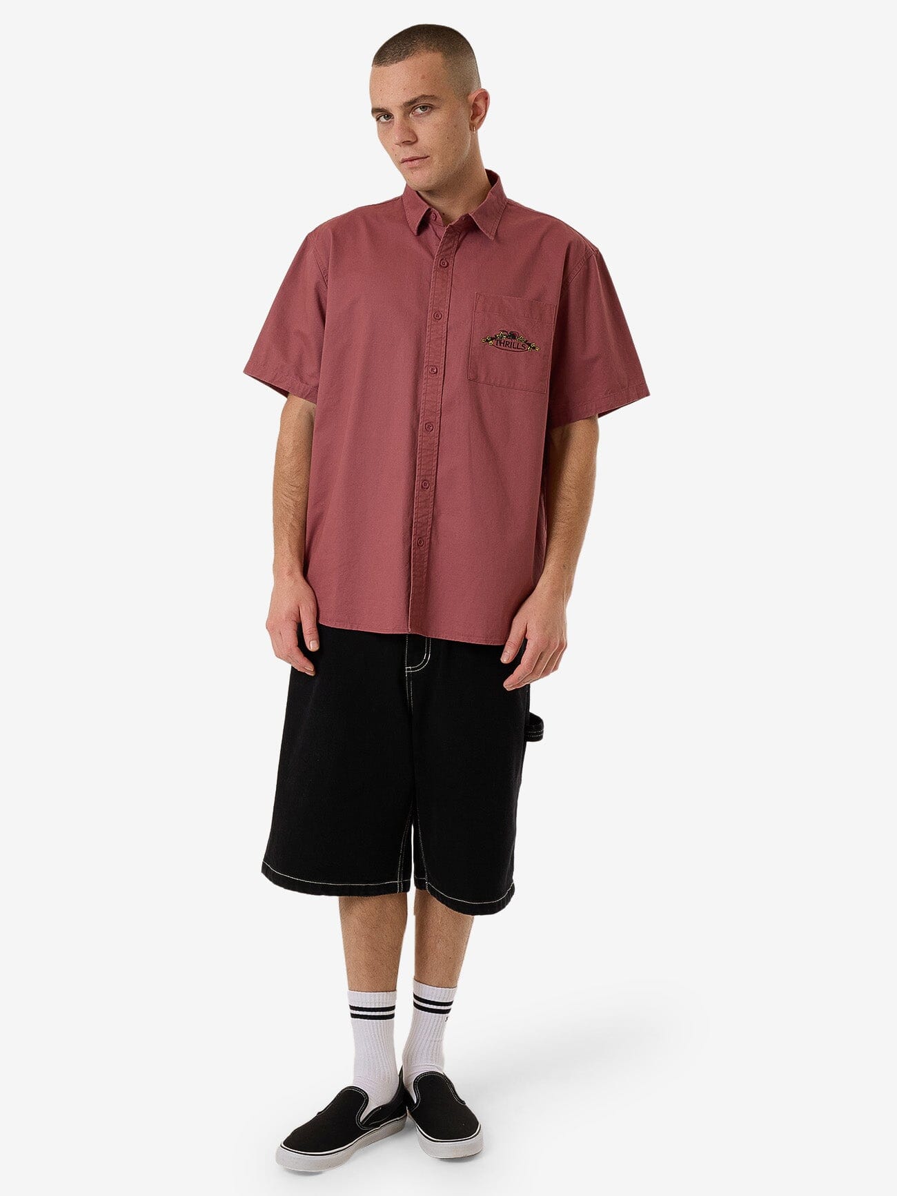 Deadly Garden Short Sleeve Shirt - Hawthorn Rose XS