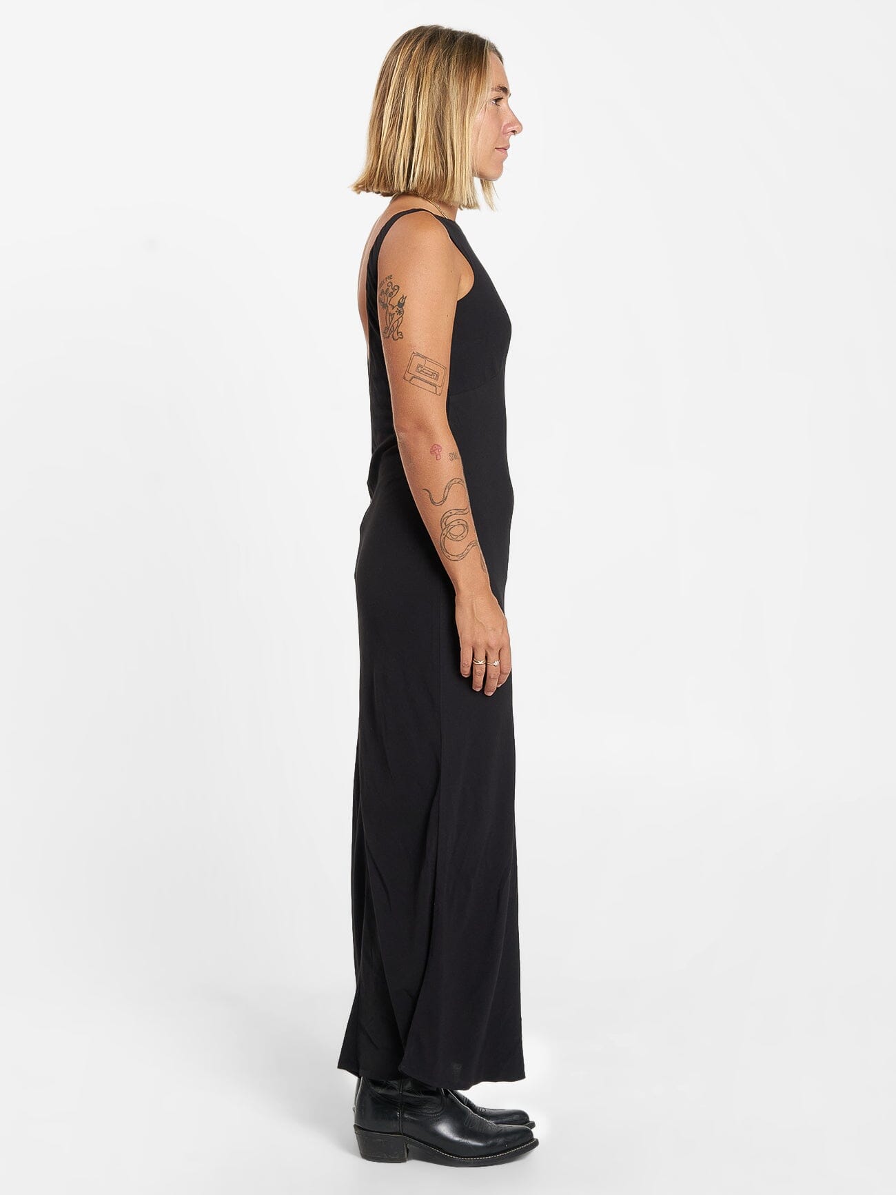 Xavier Bias Dress - Black