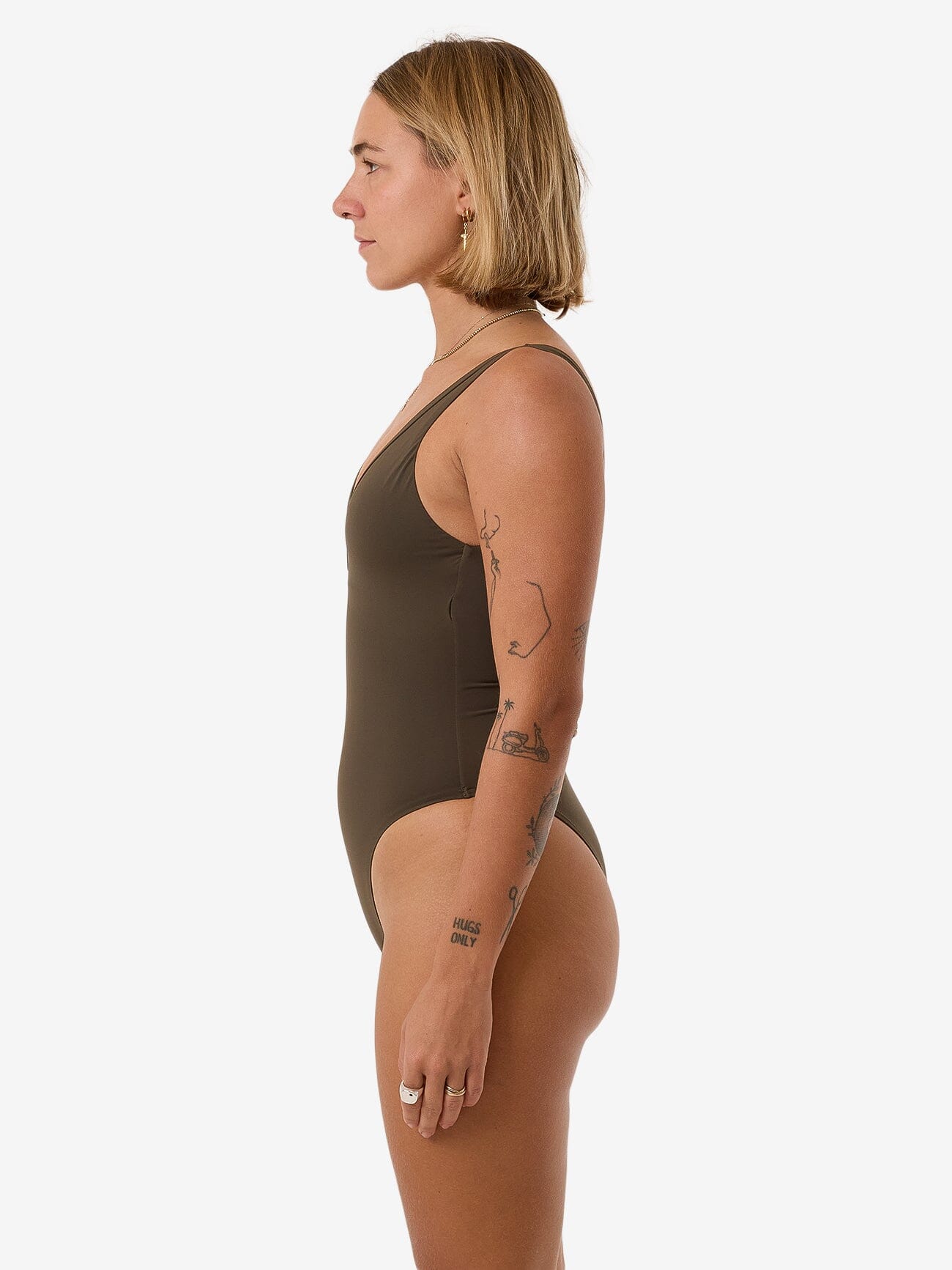 Thrills Plunge One Piece - Tarmac
