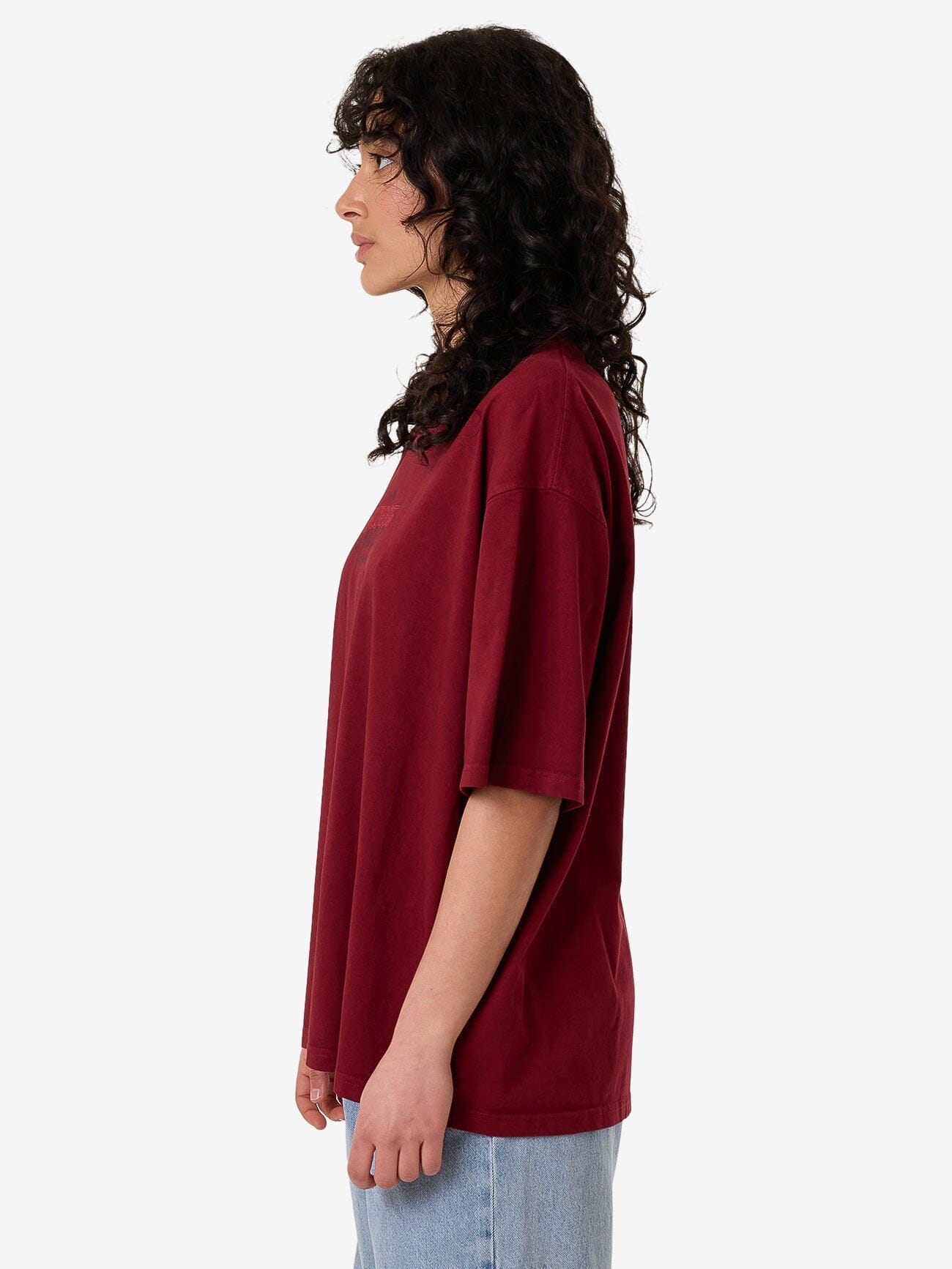 Sweet Anarchy Oversized Tee - Cabernet 4