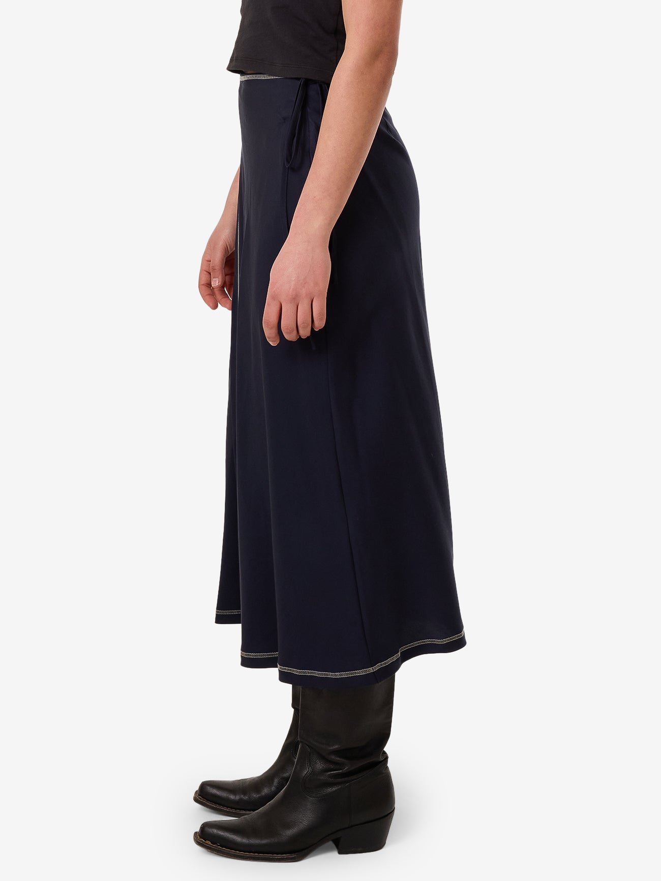 Contour Midi Skirt - Peacoat 4