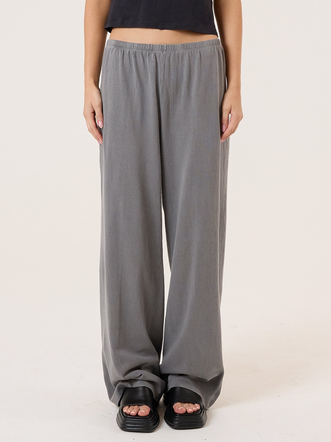 Hemp Relax Pant - Grey Ash