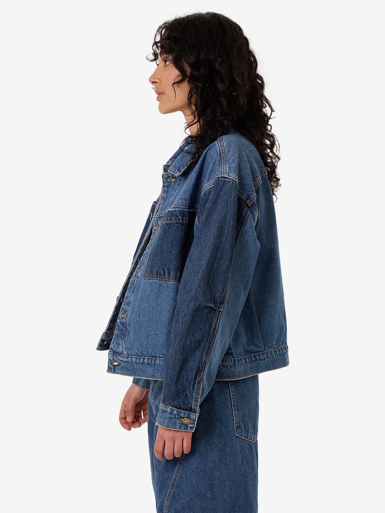 Bailey Jacket - Two Tone Blue 4