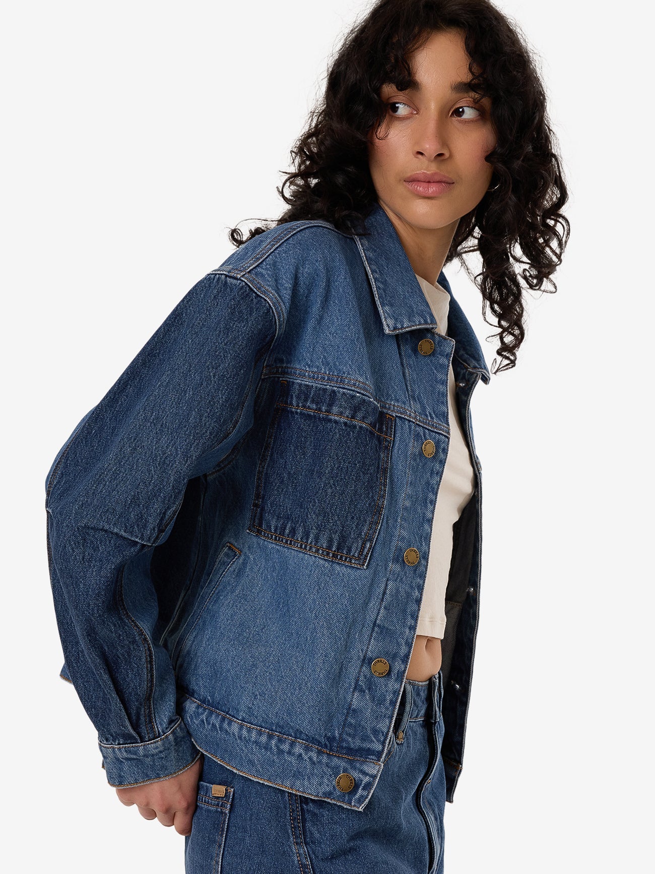 Bailey Jacket - Two Tone Blue 4