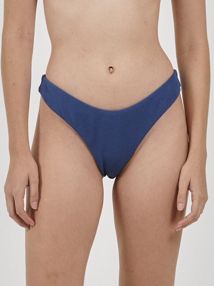Adira Thong Bikini Bottom - Botanical Blue