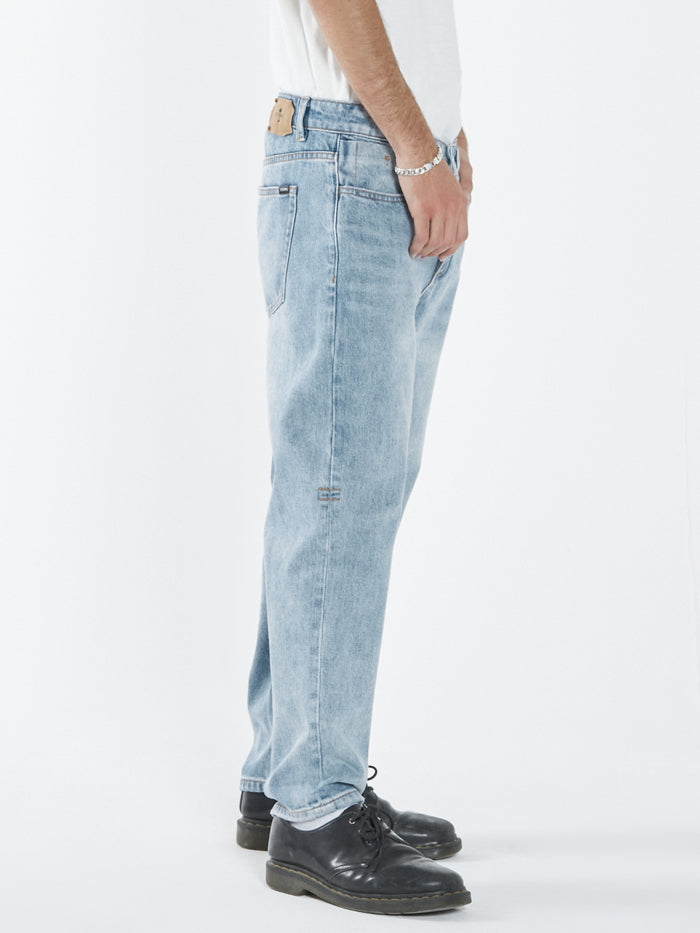 Chopped Denim Jean - Dust Blue