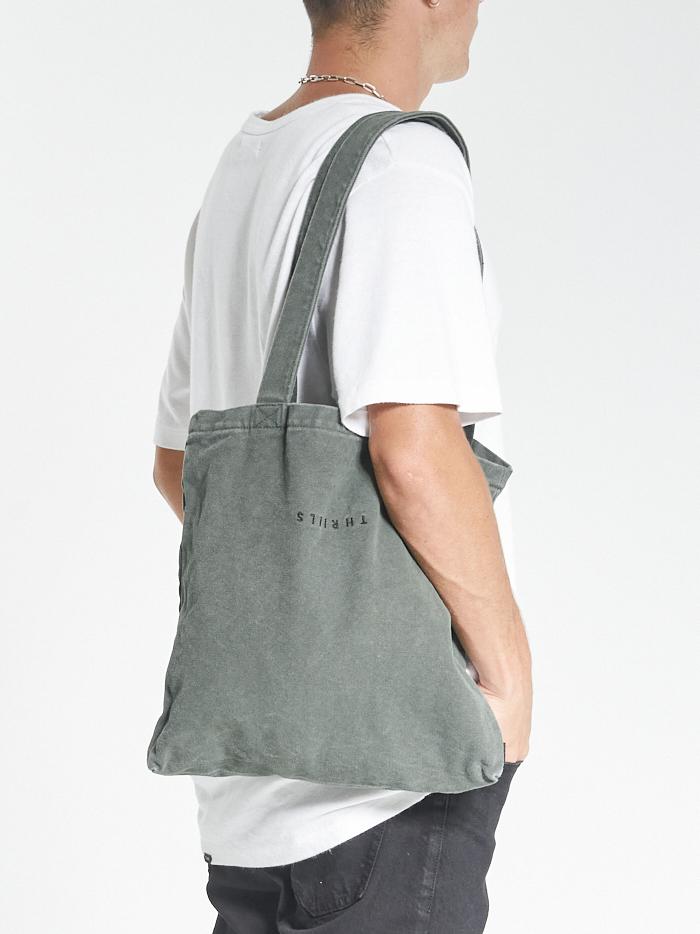 Minimal Thrills Tote - Dark Olive
