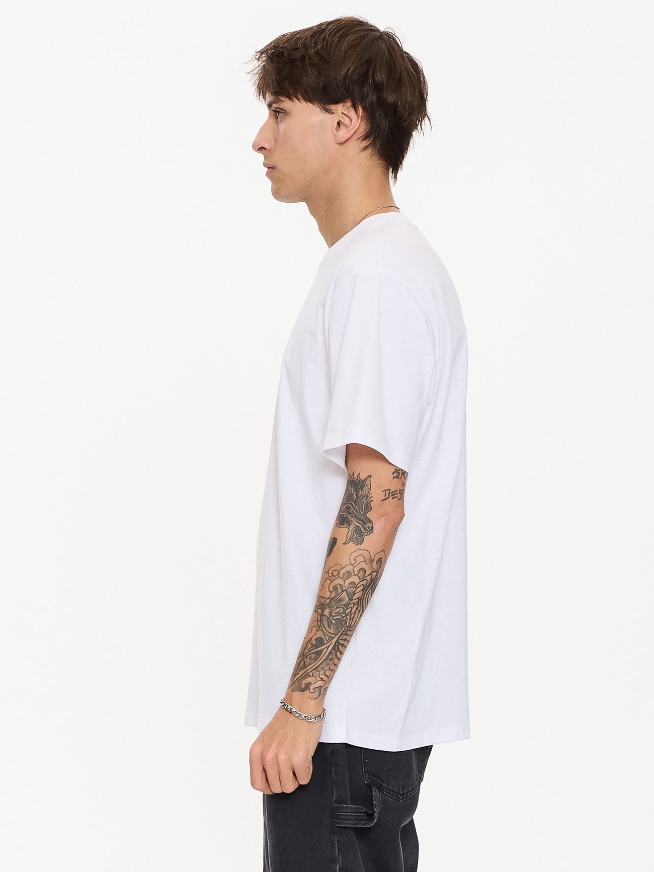 Not Permitted Merch Fit Tee - White