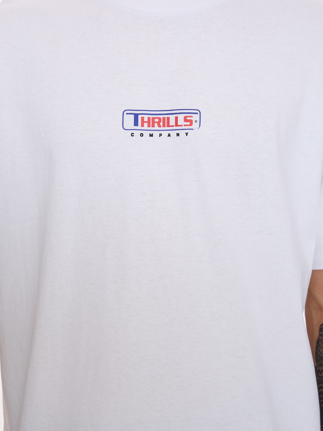 Not Permitted Merch Fit Tee - White