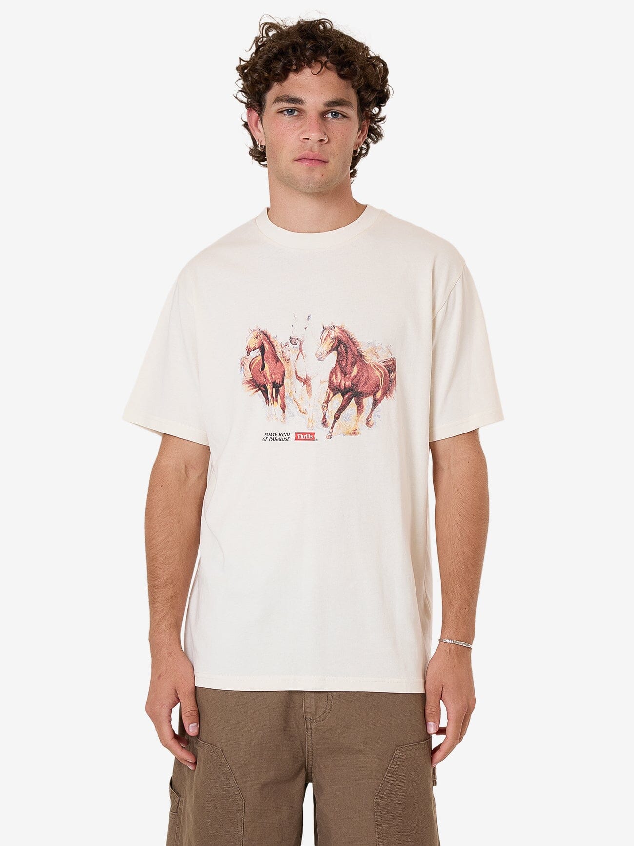 Ruthless Frontier Merch Fit Tee - Heritage White XS