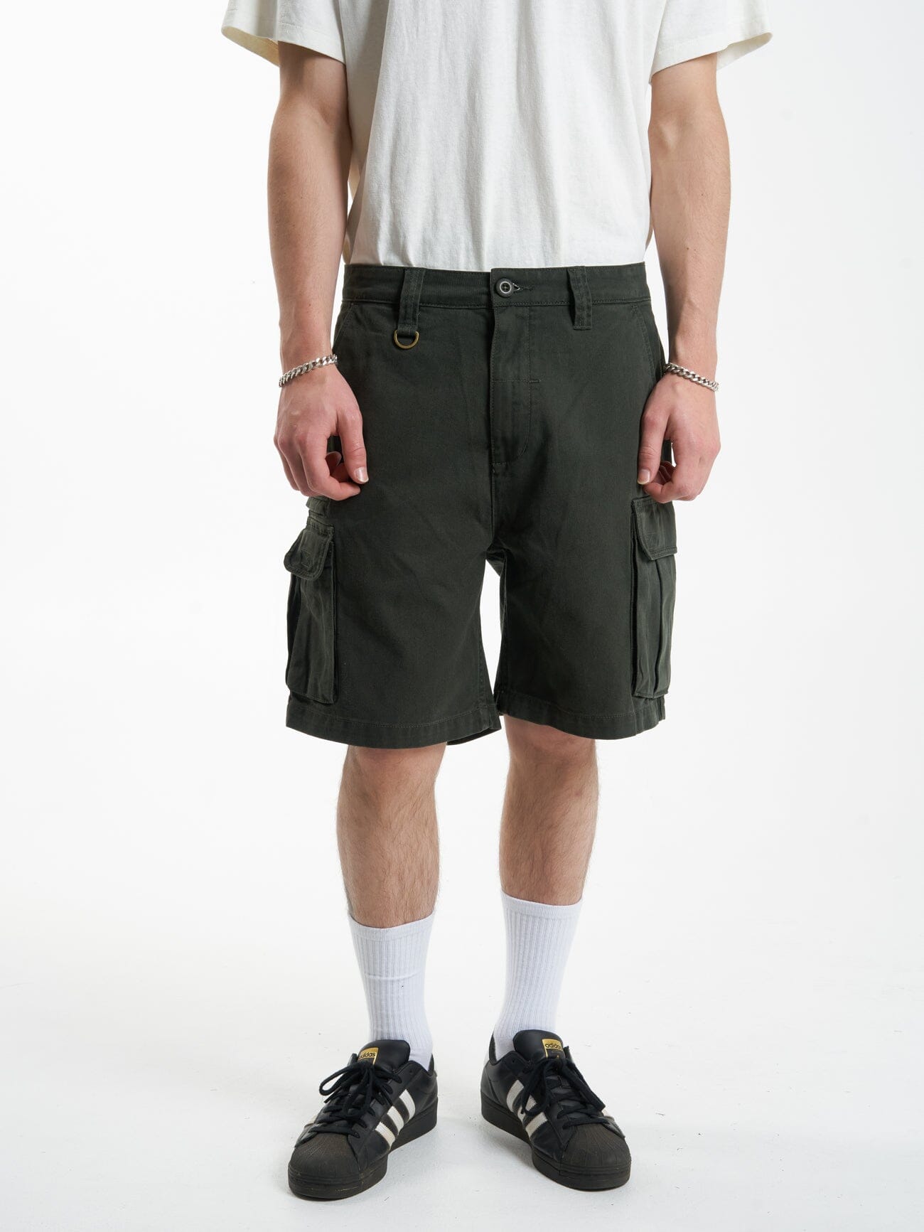 Slacker Union Cargo Short - Oil Green