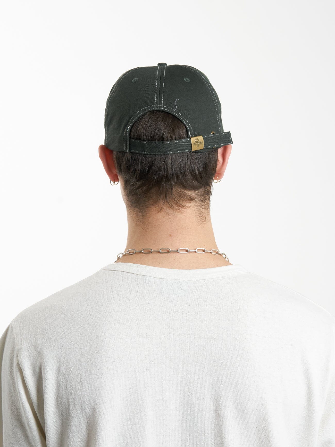 Secret Garden 5 Panel Cap - Oil Green
