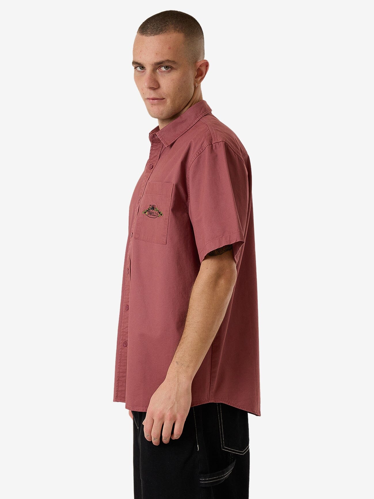 Deadly Garden Short Sleeve Shirt - Hawthorn Rose XS