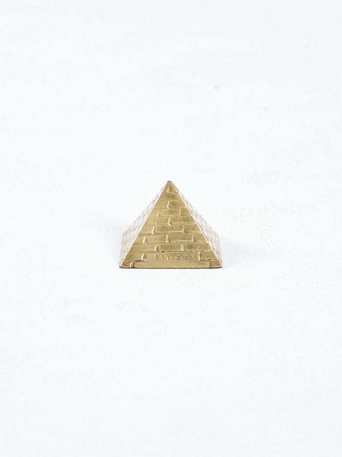 Pyramid Incense Holder - Anti. Brass