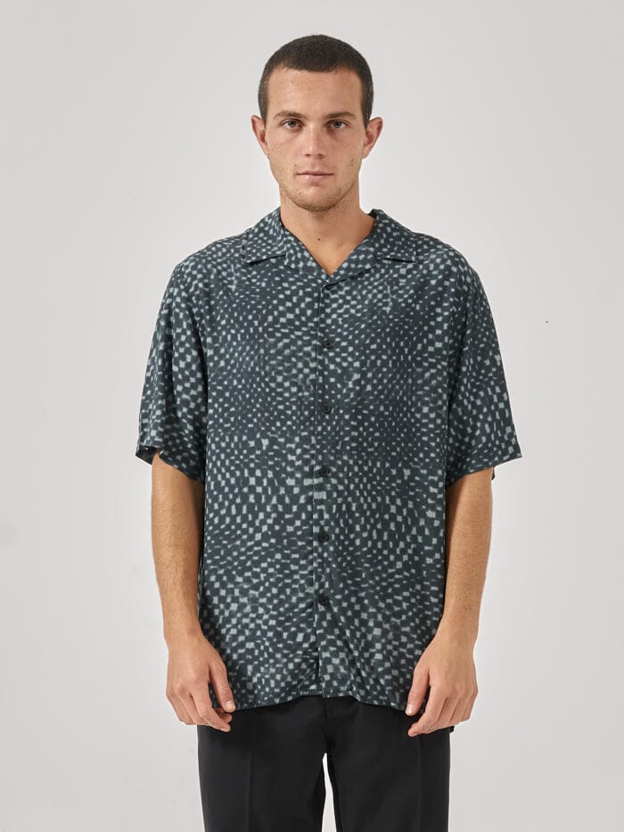 Self Hypnosis Bowling Shirt - Jasper Green