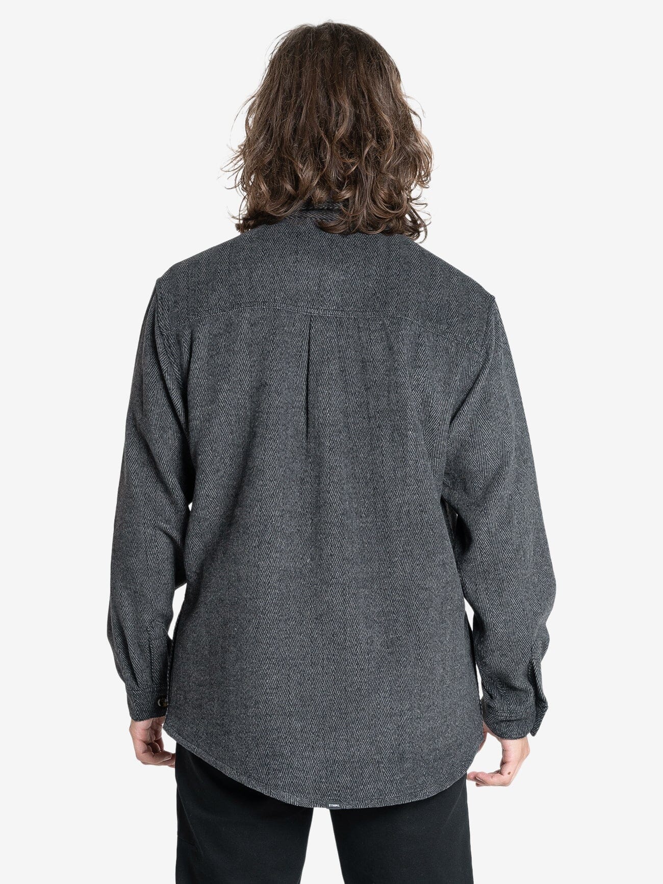 United Front Long Sleeve Flannel - Black XS