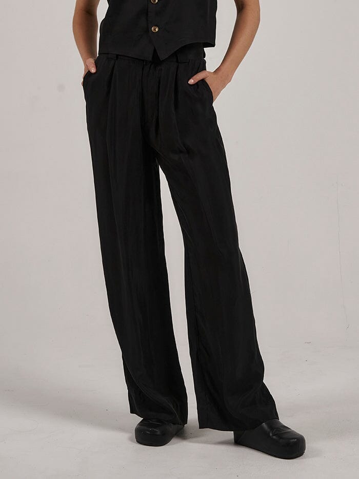 Artisan Cupro Pant - Black