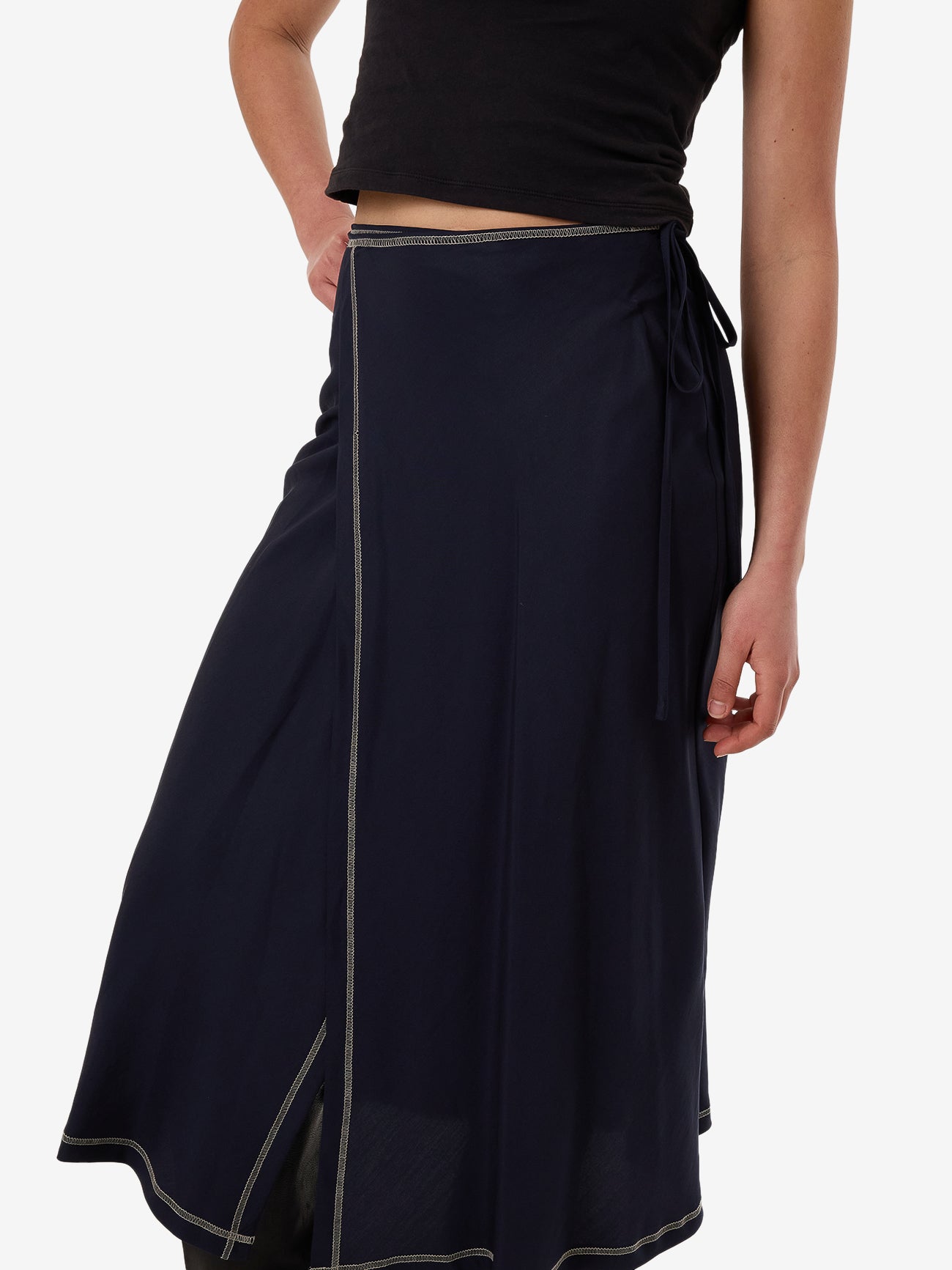 Contour Midi Skirt - Peacoat 4