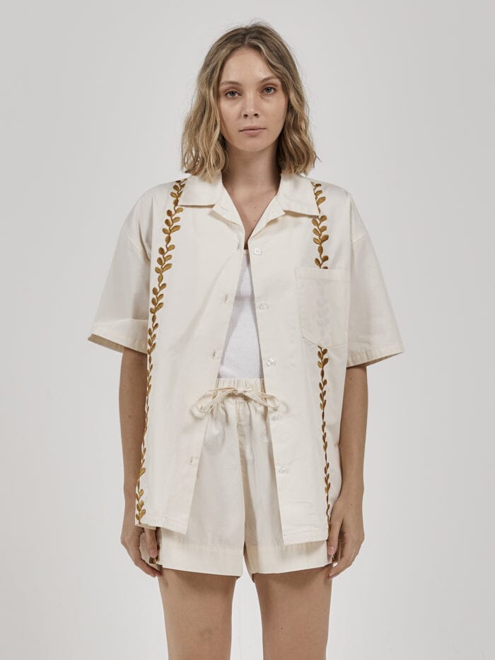 Natural Gravitation Short Sleeve Shirt - Tofu