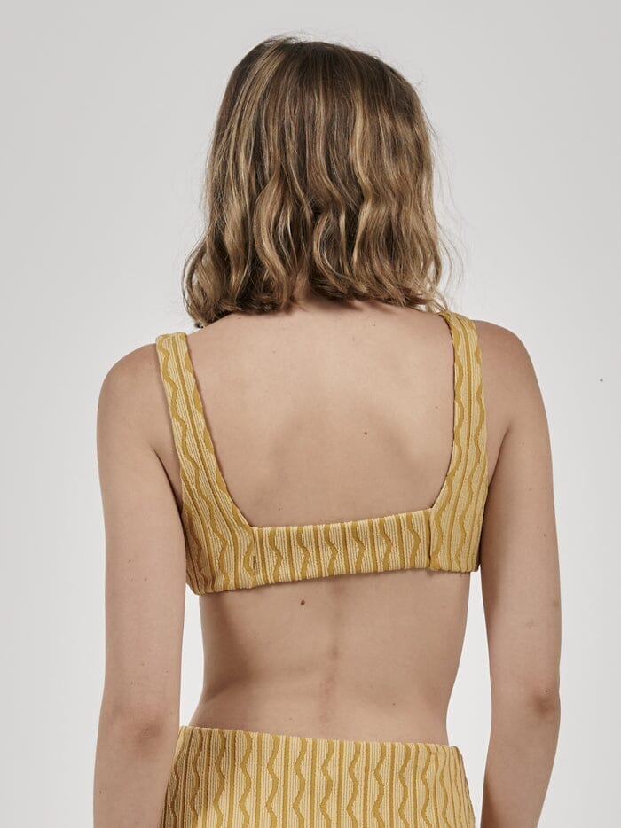 Gravitation Parallel Bikini Top - Mineral Yellow
