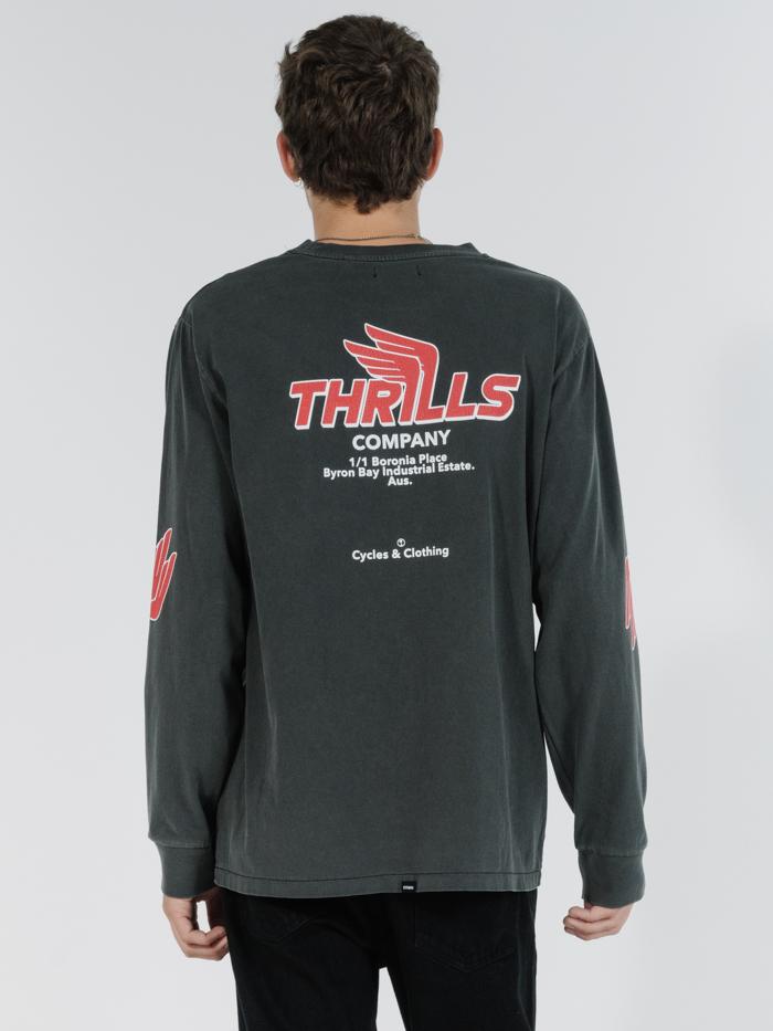 Burner Merch Fit Long Sleeve Tee - Merch Black