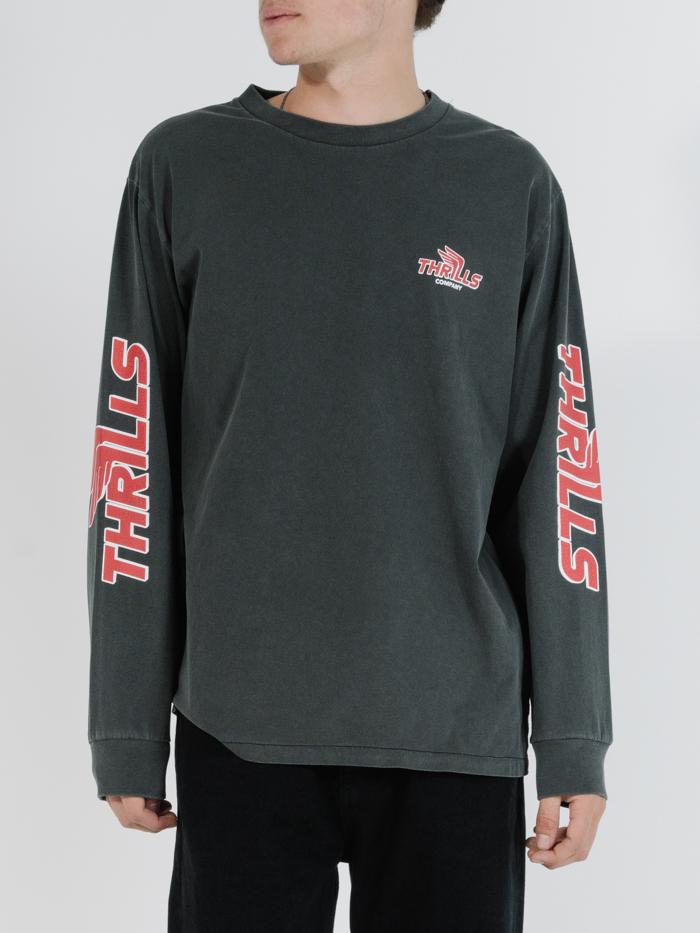 Burner Merch Fit Long Sleeve Tee - Merch Black