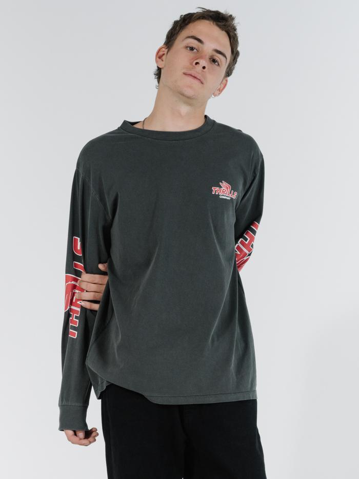 Burner Merch Fit Long Sleeve Tee - Merch Black