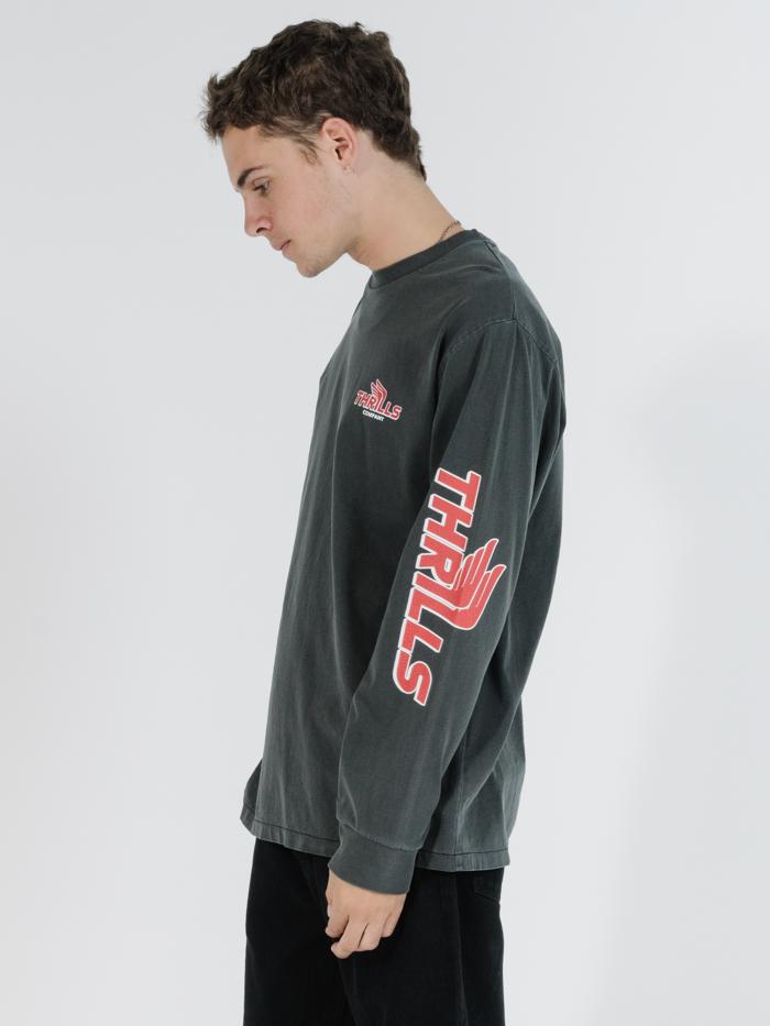 Burner Merch Fit Long Sleeve Tee - Merch Black
