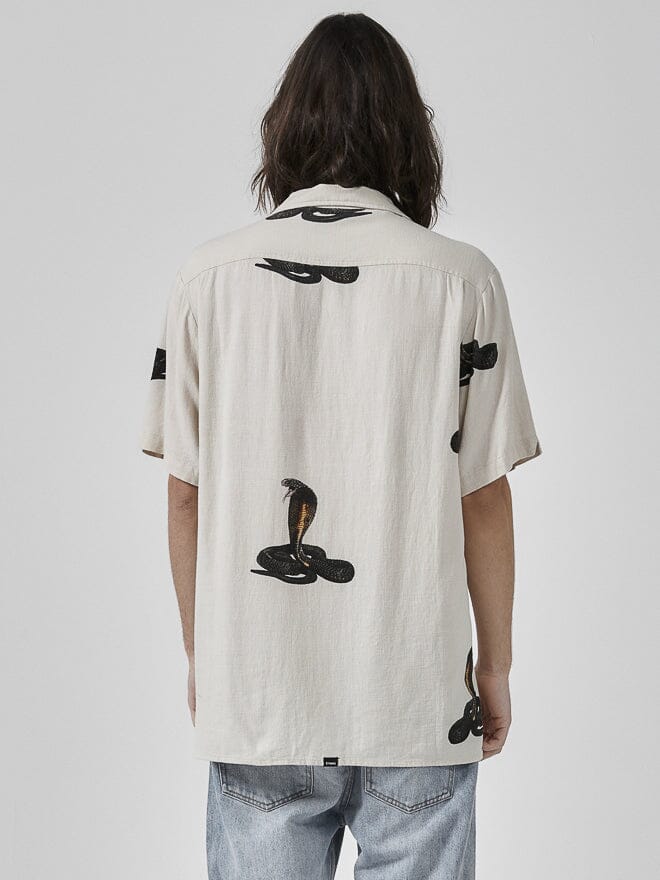 Never The Same Bowling Shirt - Dirty White
