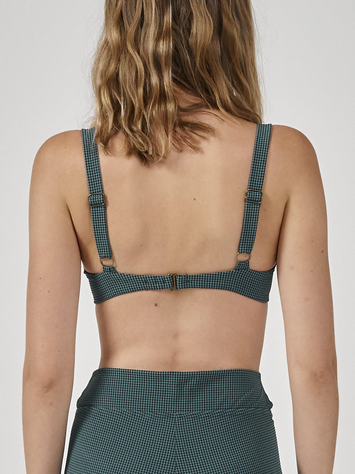 Paradise Code Underwire Bikini Top - Mallard Green