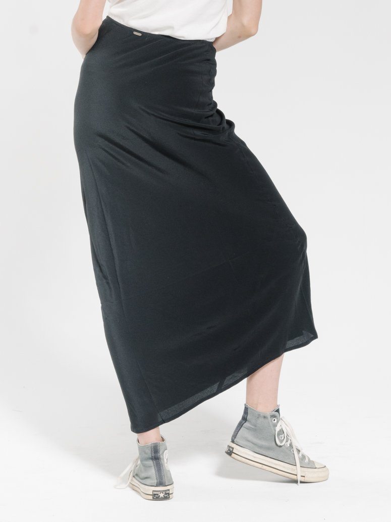 Spliced Bias Skirt - Black